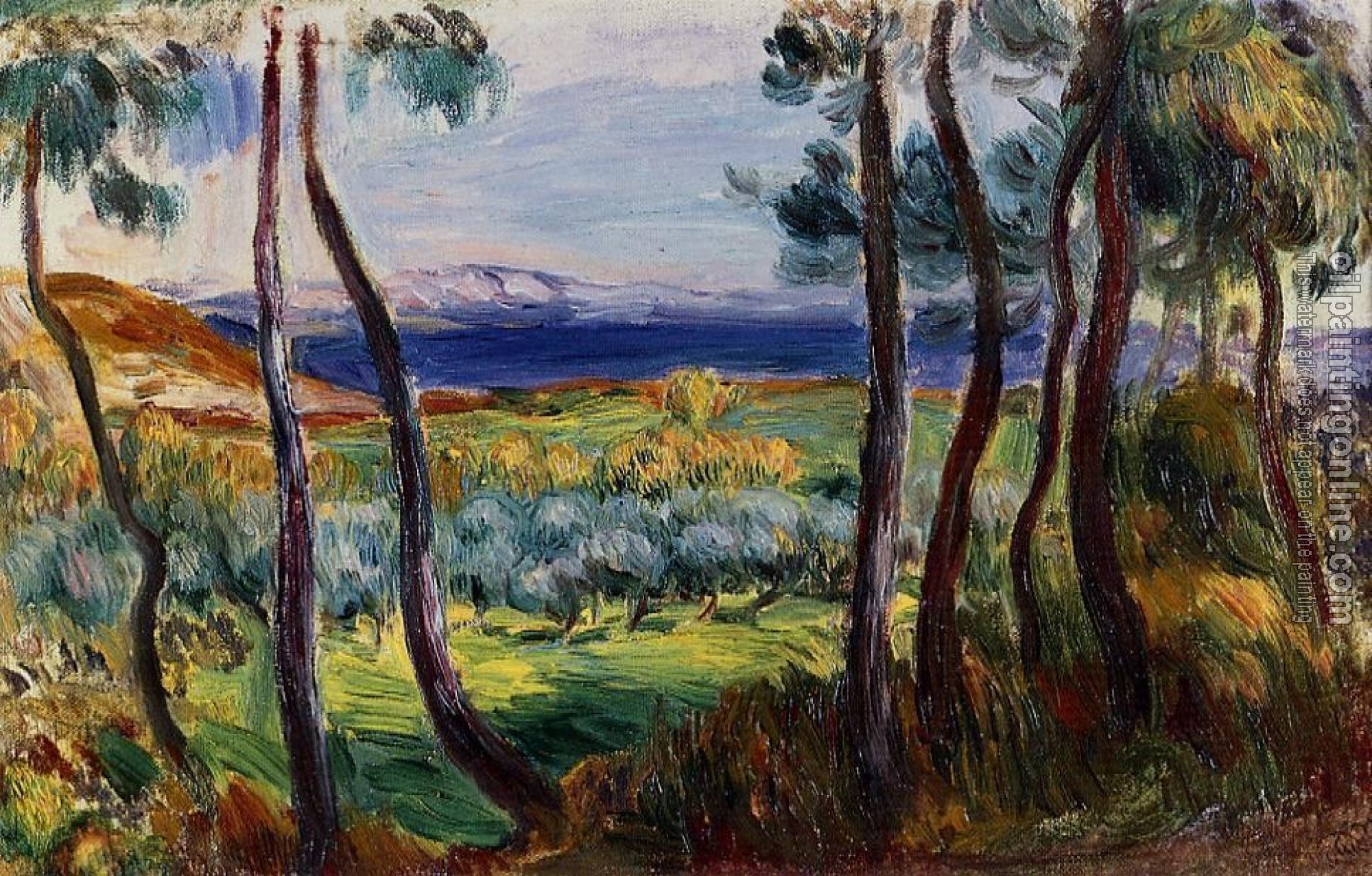 Renoir, Pierre Auguste - Pines in the Vicinity of Cagnes